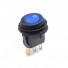 Кнопка KCD1-3-2 кругла з підсвіткою IP65(синя)
